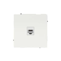 Розетка компьютерная 1-м KANT RJ45 кат.5E без шторки бел. песок DKC 7010663 ТехноИмпульс