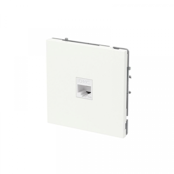 Розетка компьютерная 1-м KANT RJ45 кат.5E без шторки бел. песок DKC 7010663 ТехноИмпульс