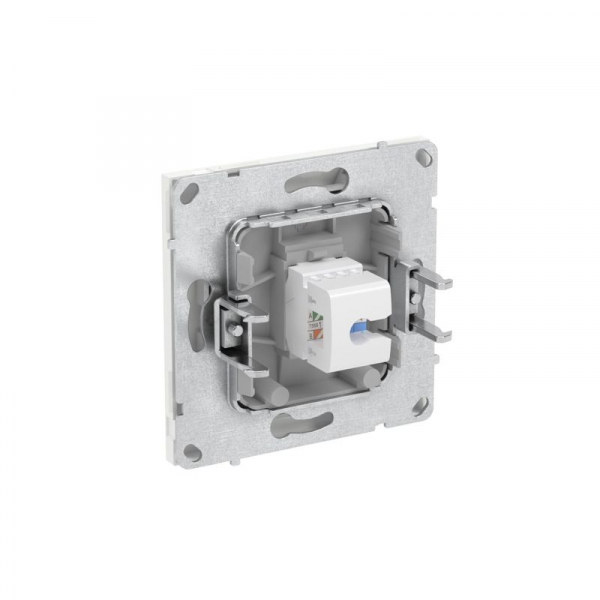 Розетка компьютерная 1-м KANT RJ45 кат.5E без шторки бел. песок DKC 7010663 ТехноИмпульс