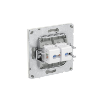 Розетка компьютерная 2-м KANT RJ45 кат.5E без шторки бел. песок DKC 7010664 ТехноИмпульс