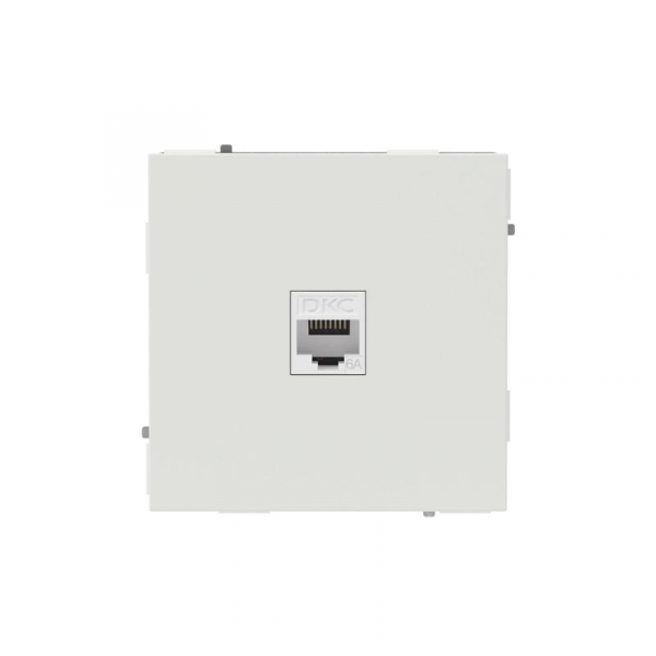 Розетка компьютерная 1-м KANT RJ45 кат.6A без шторки бел. песок DKC 7010673 ТехноИмпульс