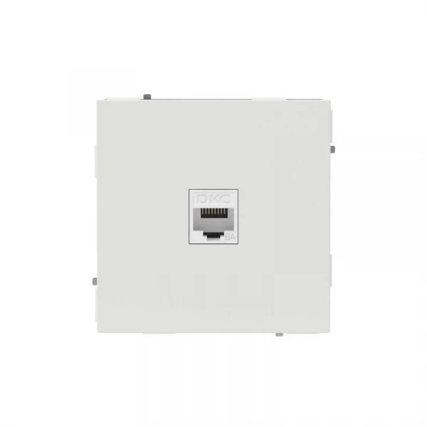 Розетка компьютерная 1-м KANT RJ45 кат.6A без шторки бел. песок DKC 7010673 ТехноИмпульс