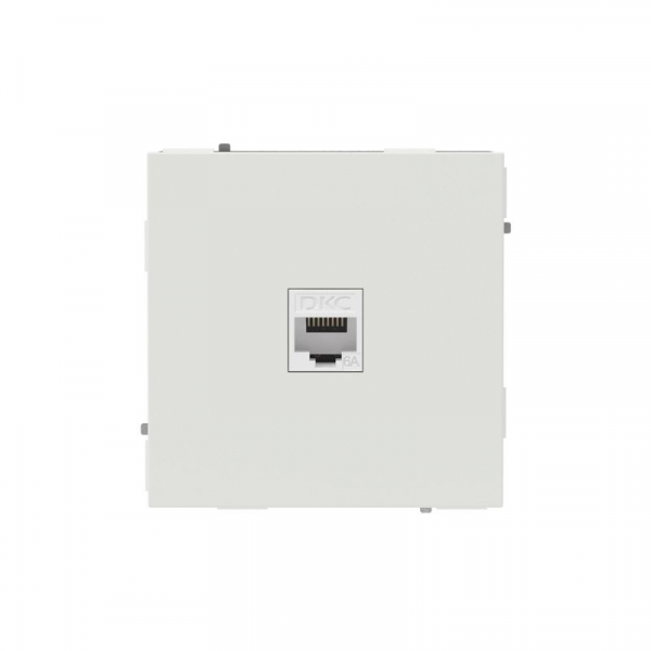Розетка компьютерная 1-м KANT RJ45 кат.6A без шторки бел. песок DKC 7010673 ТехноИмпульс