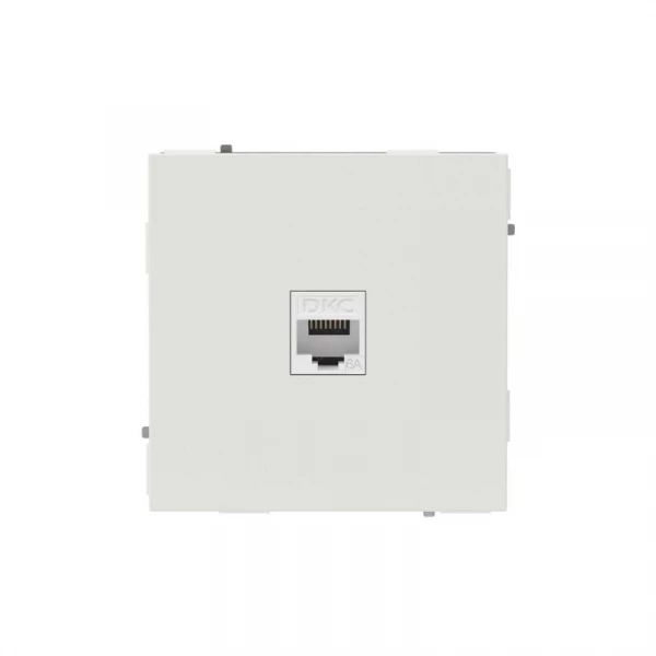Розетка компьютерная 1-м KANT RJ45 кат.6A без шторки бел. песок DKC 7010673 ТехноИмпульс