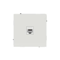 Розетка компьютерная 1-м KANT RJ45 кат.6A без шторки бел. песок DKC 7010673 ТехноИмпульс