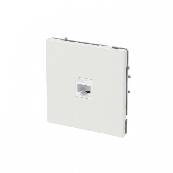 Розетка компьютерная 1-м KANT RJ45 кат.6A без шторки бел. песок DKC 7010673 ТехноИмпульс