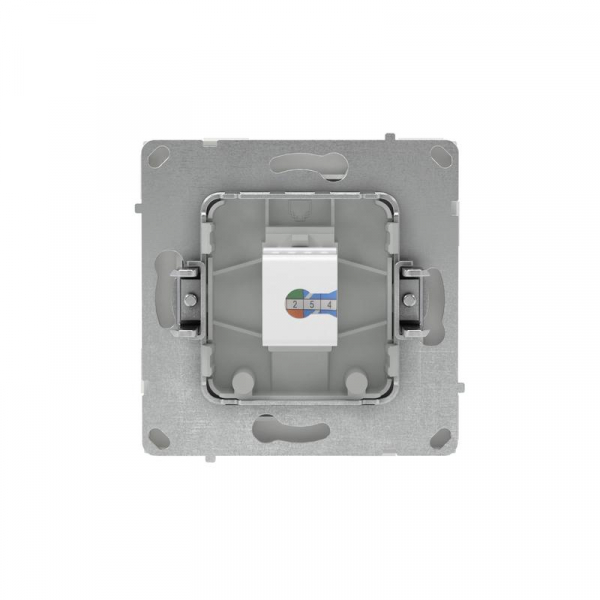 Розетка компьютерная 1-м KANT RJ45 кат.6A без шторки бел. песок DKC 7010673 ТехноИмпульс