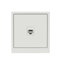 Розетка компьютерная 1-м KANT RJ45 кат.6A без шторки бел. песок DKC 7010673 ТехноИмпульс