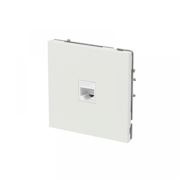 Розетка компьютерная 1-м KANT RJ45 кат.6A без шторки бел. песок DKC 7010673 ТехноИмпульс