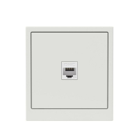 Розетка компьютерная 1-м KANT RJ45 кат.6A без шторки бел. песок DKC 7010673 ТехноИмпульс
