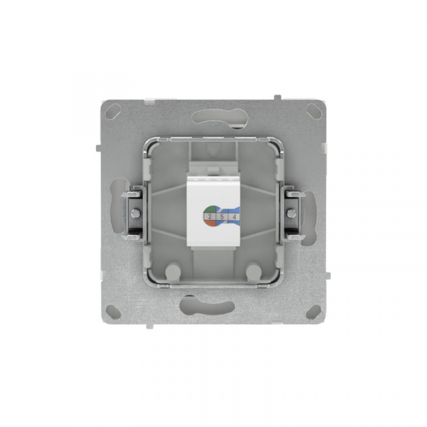 Розетка компьютерная 1-м KANT RJ45 кат.6A без шторки бел. песок DKC 7010673 ТехноИмпульс