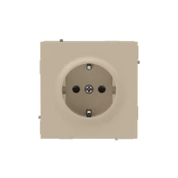 Розетка силовая KANT 2P+E защ. шторки ванильн. марципан DKC 7015003 ТехноИмпульс