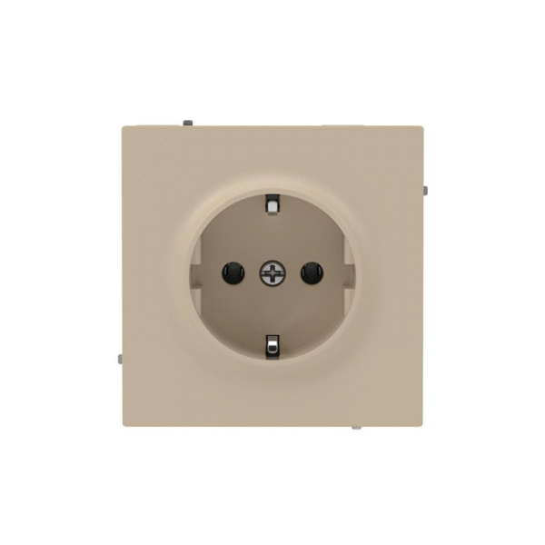 Розетка силовая KANT 2P+E без шторки ванильн. марципан DKC 7015033 ТехноИмпульс
