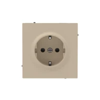 Розетка силовая KANT 2P+E без шторки ванильн. марципан DKC 7015033 ТехноИмпульс