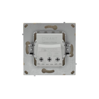 Розетка силовая KANT 2P+E защ. шторки ванильн. марципан DKC 7015033 ТехноИмпульс