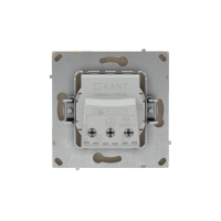 Розетка силовая KANT 2P+E без шторки ванильн. марципан DKC 7015033 ТехноИмпульс