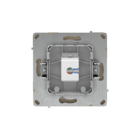 Розетка компьютерная 1-м KANT RJ45 кат.5E без шторки ванильн. марципан DKC 7015663 ТехноИмпульс