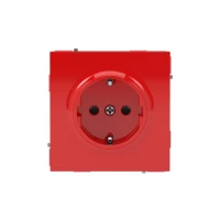Розетка силовая KANT 2P+E защ. шторки красн. сатин DKC 7001003 ТехноИмпульс