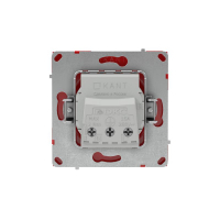 Розетка силовая KANT 2P+E защ. шторки красн. сатин DKC 7001003 ТехноИмпульс