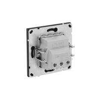 Розетка силовая KANT 2P+E без шторки черн. уголь DKC 7012033 ТехноИмпульс