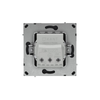 Розетка силовая KANT 2P+E без шторки черн. уголь DKC 7012033 ТехноИмпульс