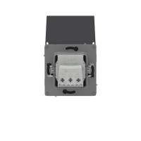 Розетка силовая KANT IP44 2P+E защ. шторки с крышкой черн. уголь DKC 7012013 ТехноИмпульс