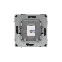 Розетка компьютерная 1-м KANT RJ45 кат.5E без шторки черн. уголь DKC 7012663 ТехноИмпульс