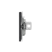 Розетка компьютерная 1-м KANT RJ45 кат.6A без шторки черн. уголь DKC 7012673 ТехноИмпульс