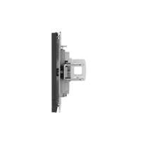 Розетка компьютерная 1-м KANT RJ45 кат.6A без шторки черн. уголь DKC 7012673 ТехноИмпульс