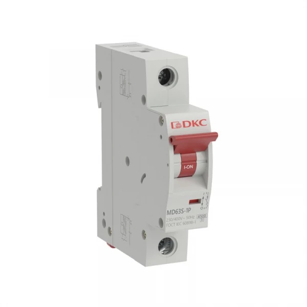 Выключатель автоматический модульный 1п C 10А 4.5кА YON max MD63S YON MD63S-1PC10 ТехноИмпульс