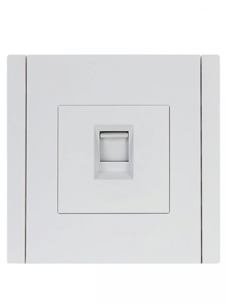 Розетка компьютерная RJ45 кат.6 FORTE&PIANO FP231 бел. IEK FP-K10-2-K01 ТехноИмпульс