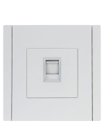 Розетка компьютерная RJ45 кат.6 FORTE&PIANO FP231 бел. IEK FP-K10-2-K01 ТехноИмпульс