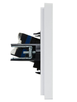 Розетка компьютерная RJ45 кат.6 FORTE&PIANO FP231 бел. IEK FP-K10-2-K01 ТехноИмпульс