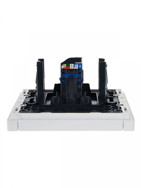 Розетка компьютерная RJ45 кат.6 FORTE&PIANO FP231 бел. IEK FP-K10-2-K01 ТехноИмпульс