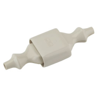 Розетка кабельная R2 6А без заземл. с кольцом прямой ввод (10/200/7200) бел. ЭРА Б0019185 ТехноИмпульс