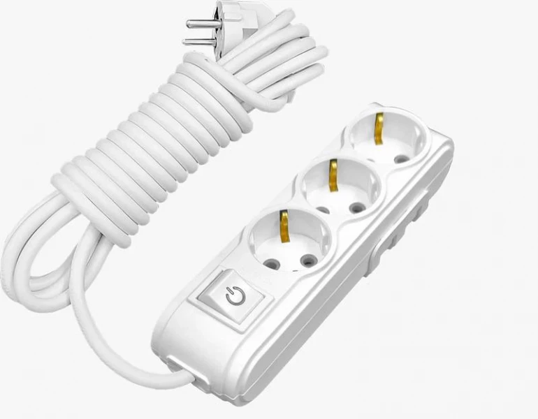 Удлинитель 3х2м с защитой от детей MOTTO с/з и выкл. ARVIA 35 01 1003 502 ТехноИмпульс