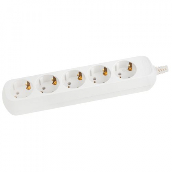 Колодка 5-м KX-5e с заземл. бел. Эра Б0071872 ТехноИмпульс