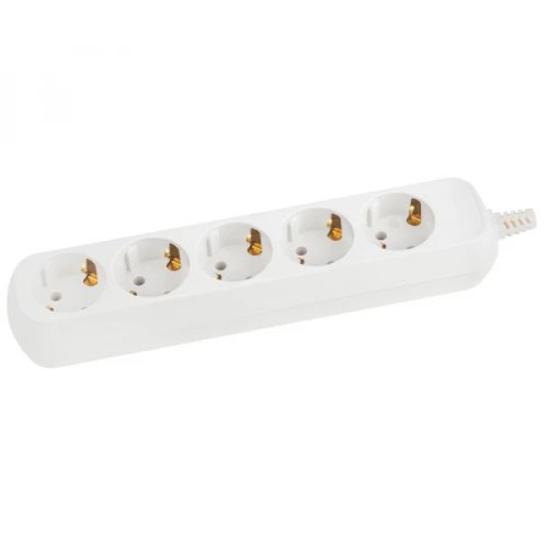 Колодка 5-м KX-5e с заземл. бел. Эра Б0071872 ТехноИмпульс