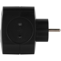 Разветвитель 4-м SP-4-3USBAC-B + 3 USB A+C со шторками 10А чер. Эра Б0069084 ТехноИмпульс