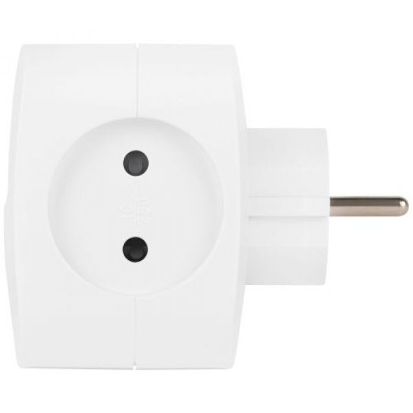 Разветвитель 4-м SP-4-3USBAC-W + 3 USB A+C со шторками 10А бел. Эра Б0069083 ТехноИмпульс