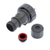 Вилка прямая влагозащищенная 2P+РE 16А IP68 Rexant 111-013 ТехноИмпульс