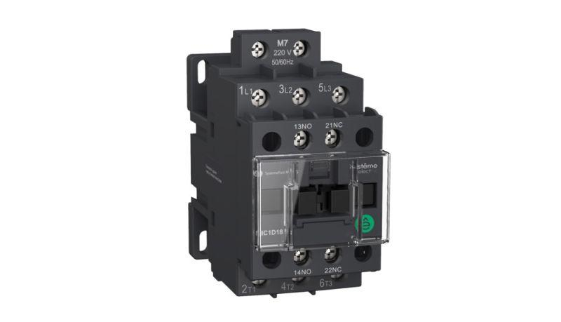 Контактор MC1D 3п 12А кат. 24В DC 1НО+1НЗ SE MC1D12BD ТехноИмпульс