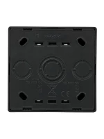 Кнопка звонка ОП LETO черн. бархат LEZARD 752-4200-103 ТехноИмпульс