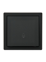 Кнопка звонка ОП LETO черн. бархат LEZARD 752-4200-103 ТехноИмпульс