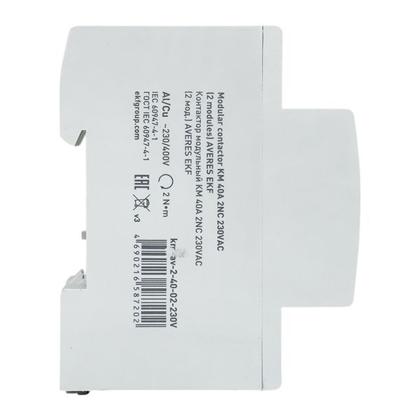 Контактор модульный КМ 40А 2NC 230В AC (2 мод.) AVERES EKF km-av-2-40-02-230V ТехноИмпульс