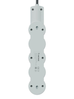 Удлинитель 3х5м с заземл. 10А IP20 USB 2500Вт 220В ПВС 3х1 с выкл. черн. КОСМОС YKsm5m4g-Z-VU10А-B ТехноИмпульс