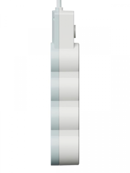 Удлинитель 3х3м с заземл. 10А IP20 USB 2800Вт 220В ПВС 3х1 с выкл. бел. КОСМОС YKsm3m3g-Z-VU10А-W ТехноИмпульс