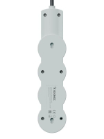 Удлинитель 3х3м с заземл. 10А IP20 USB 2800Вт 220В ПВС 3х1 с выкл. черн. КОСМОС YKsm3m3g-Z-VU10А-B ТехноИмпульс