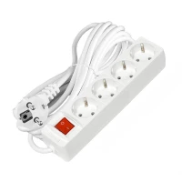 Удлинитель 4х5м с заземл. 16А IP20 3х1 с выкл. бел. Союз 2794 ТехноИмпульс