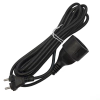 Удлинитель-шнур 1х3м без заземл. 10А IP20 ПВС 2х1 черн. DOMTOK 2339 ТехноИмпульс